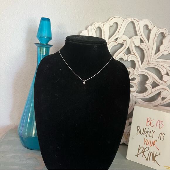 Pilgrim Silver Tone Tiny Pendant Necklace - Picture 2 of 10